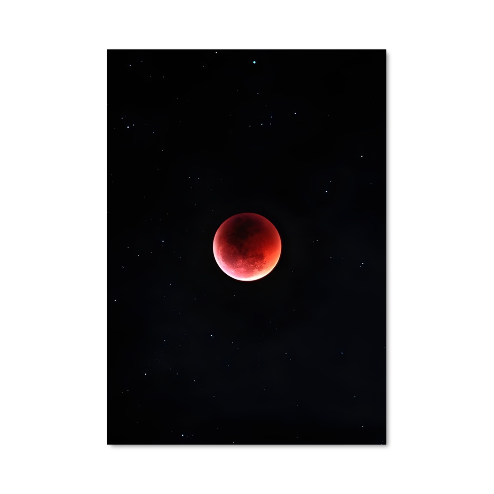 Poster Lune de sang envoûtante